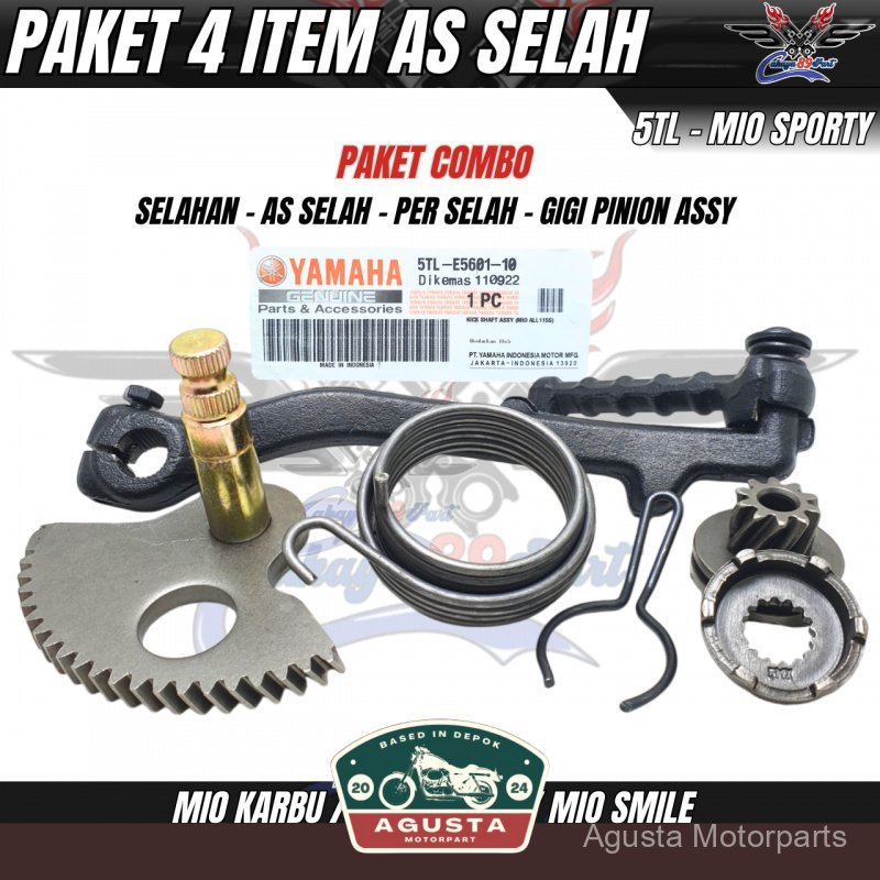 1 SET KOMPLIT 5TL MIO ENGKOLAN + AS SELAH + GIGI PINION + PER SELAH / 5TL SATU PAKET SELAHAN MIO SPO