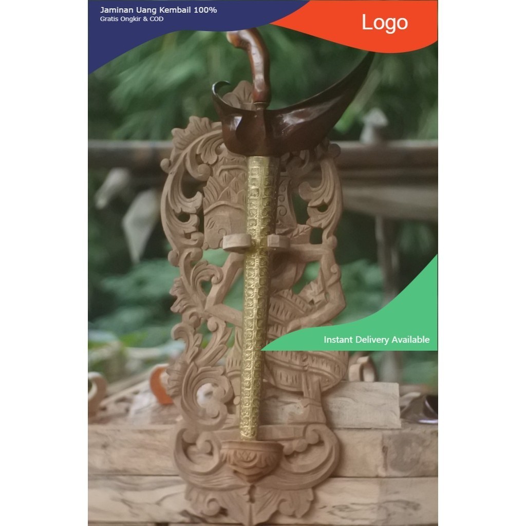 blawong rak jagrak keris motif krisna ukiran jepara halus hrg antik ND16