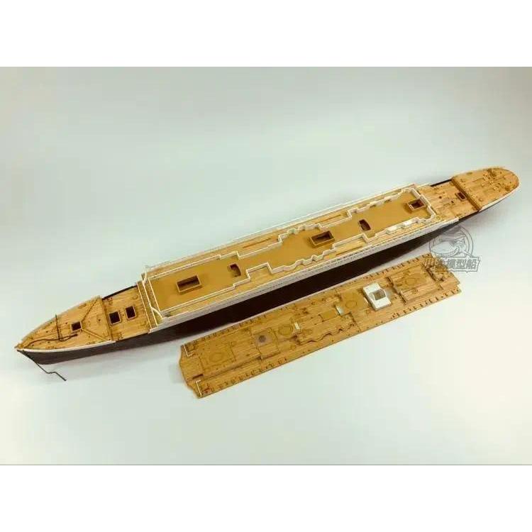 CY CY350044 Wooden Deck for Academy 14215 1400 RMS Titanic Ship Model with Anchor