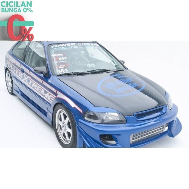 Bumper Depan Civic Ferio G Bahan Duraflex Hitam Epoxy