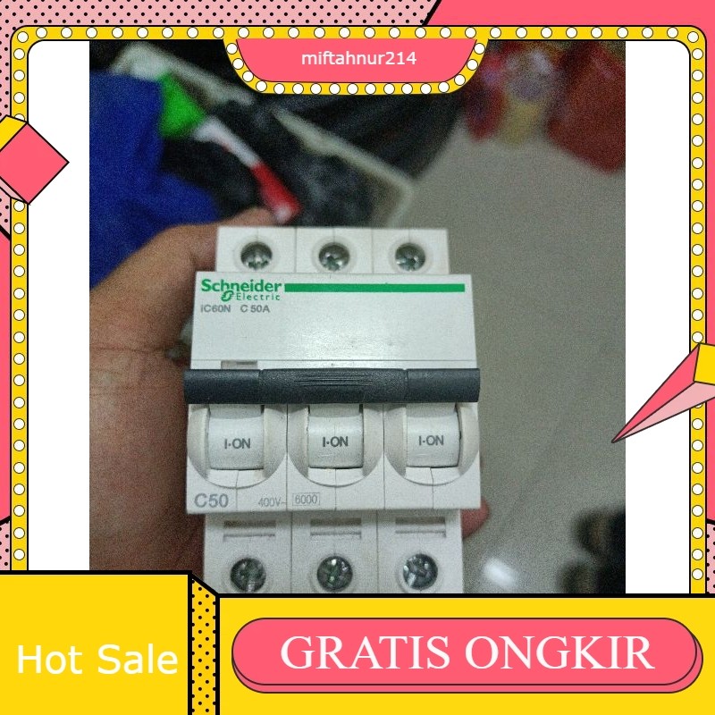 MCB SCHNEIDER IC60N 3P 50A