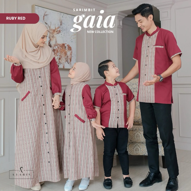 TERLARIS>< Gaia Stripe / Gamis Katun Salur / Gamis Garis Garis / Gamis Casual / Casual Dress / Gamis