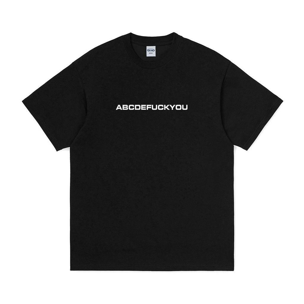 Kaos Skymo Apparel Abc Hitam kaos oversize unisex baju kaos pria COD