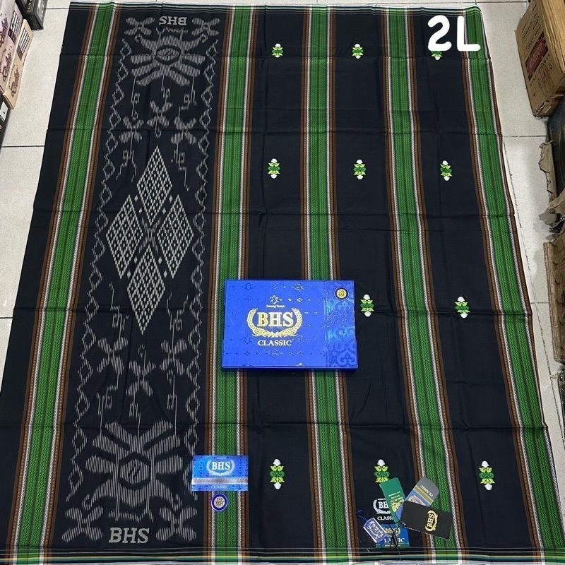 TERLARIS SARUNG BHS CLASSIC GOLD/SILVER MOTIF SSA SSF  ORIGINAL