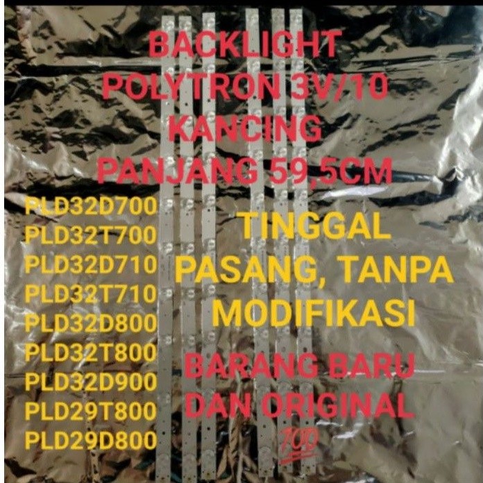 BL - Lampu Backlight 3V/10K Tv Polytron PLD32T710 - PLD32D900 - PLD32D905 - 32T710 - 32D900 - 32D905