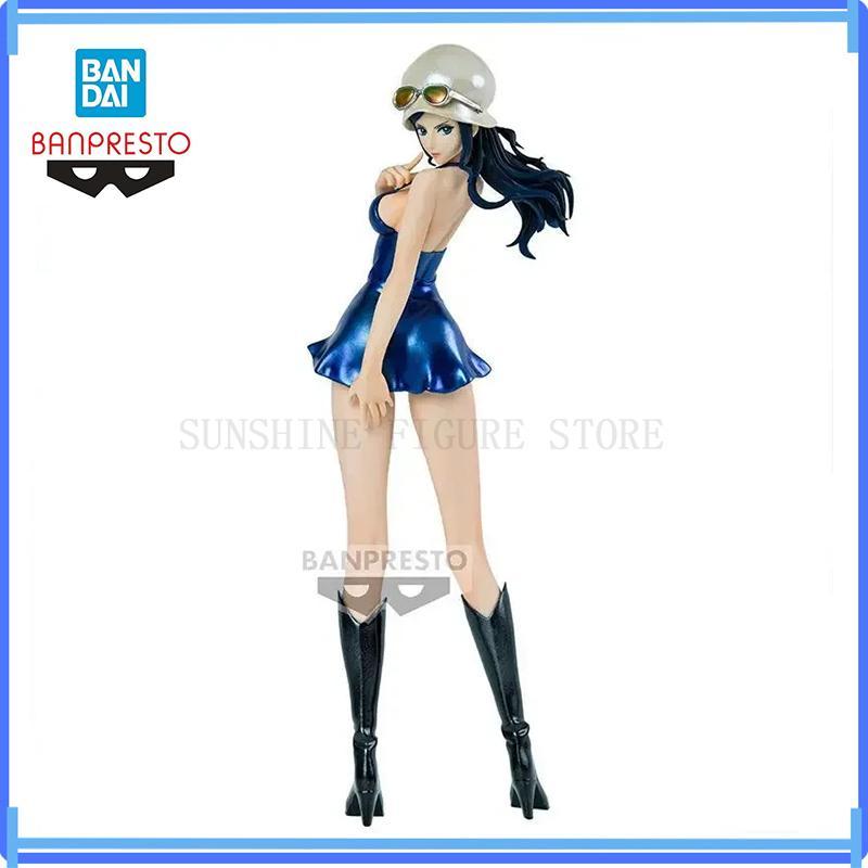 In Stock Bandai Original Banpresto ronicle One Piece Nico Robin Dressrosa Style Anime Action Figure 