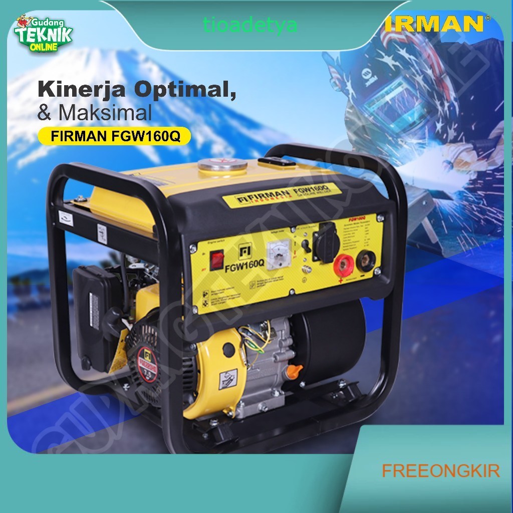 Genset LAS FIRMAN FGW160Q FGW160C 160A / Generator Welding 160 Ampere FGW 160 160C - Power Generator
