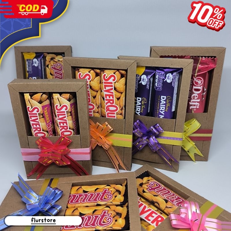 cod Hampers Coklat mini Silverqueen | Kado ulangTahun Coklat | Kado Valentine Coklat Silverqueen