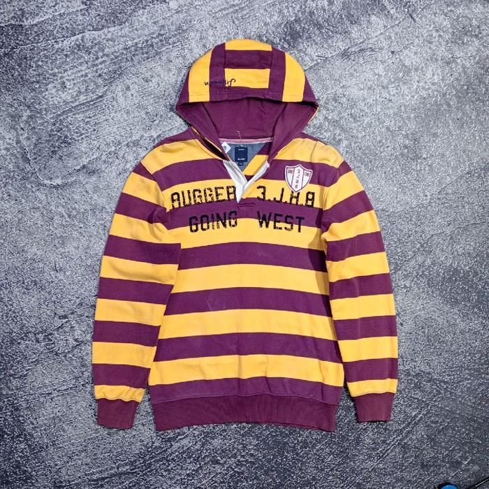 Jaket hoodie BASIC HOUSE salur murah size L