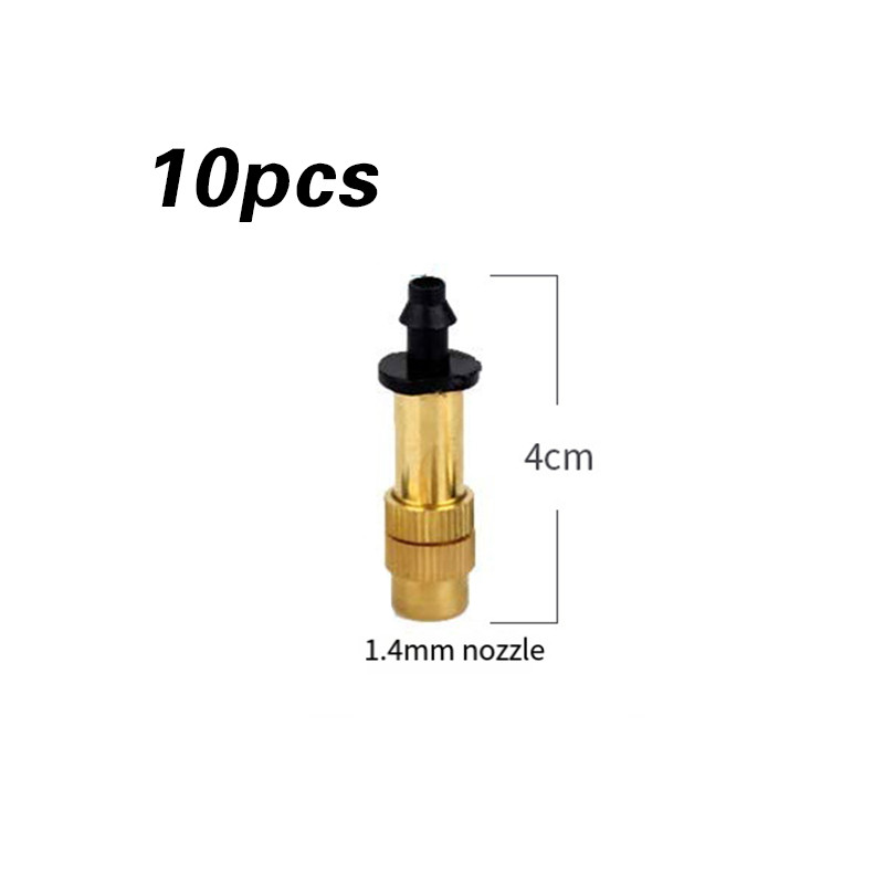 ZYL 10Pcs Mist Sprayer / Nozzle Kabut / Sprayer Kabut Embun / Mist Sprinkler Irigasi Air Nozzle