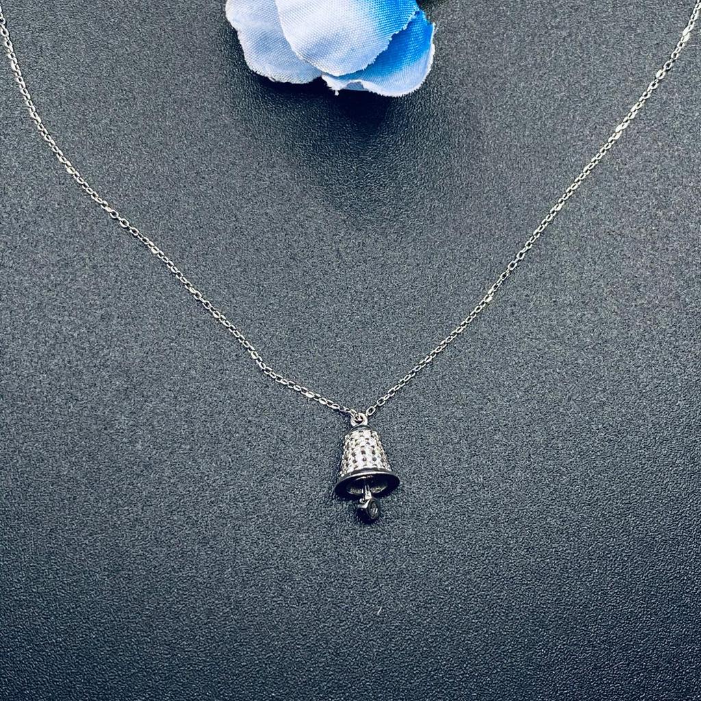 Monggo Silver - Kalung Perak s925 Model Lonceng Mata