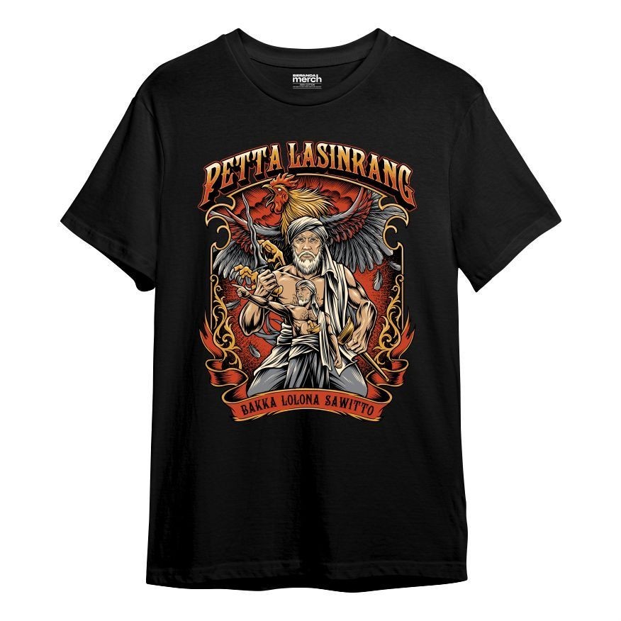 Kaos Bugis Petta Lasinrang | 100% Cotton Combed Premium