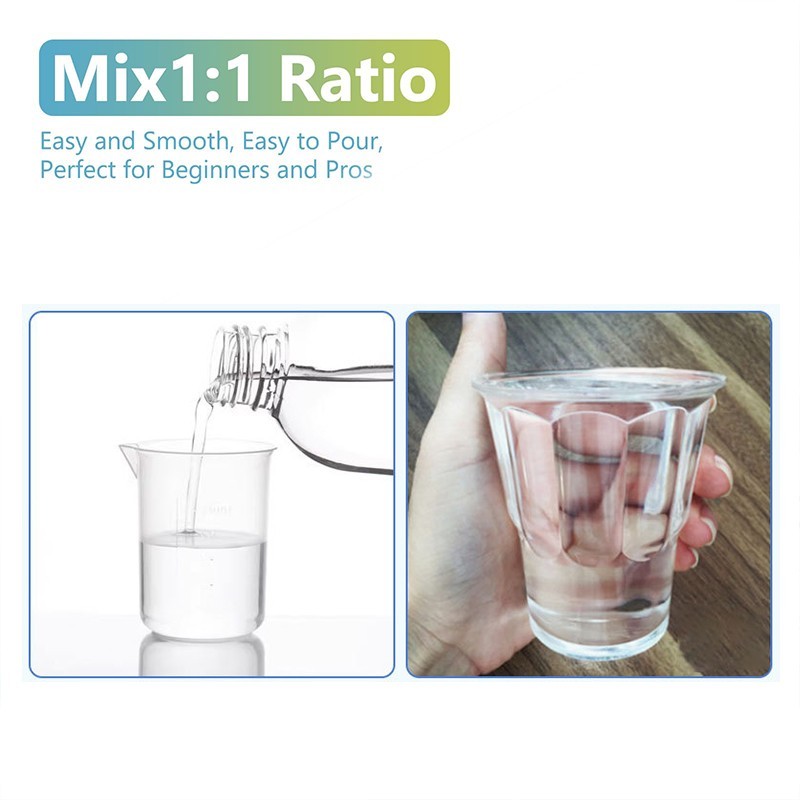 Epoxy Resin Kit 540Ml Bening Dan Kuat Cocok Untuk Seni Resin Joran Carbon Dan Lapisan Meja