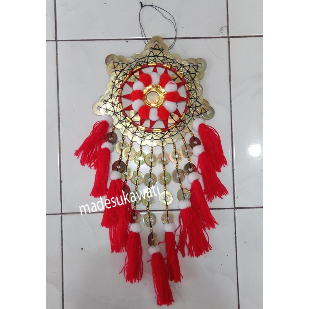 Tamiang hiasan uang kepeng bali