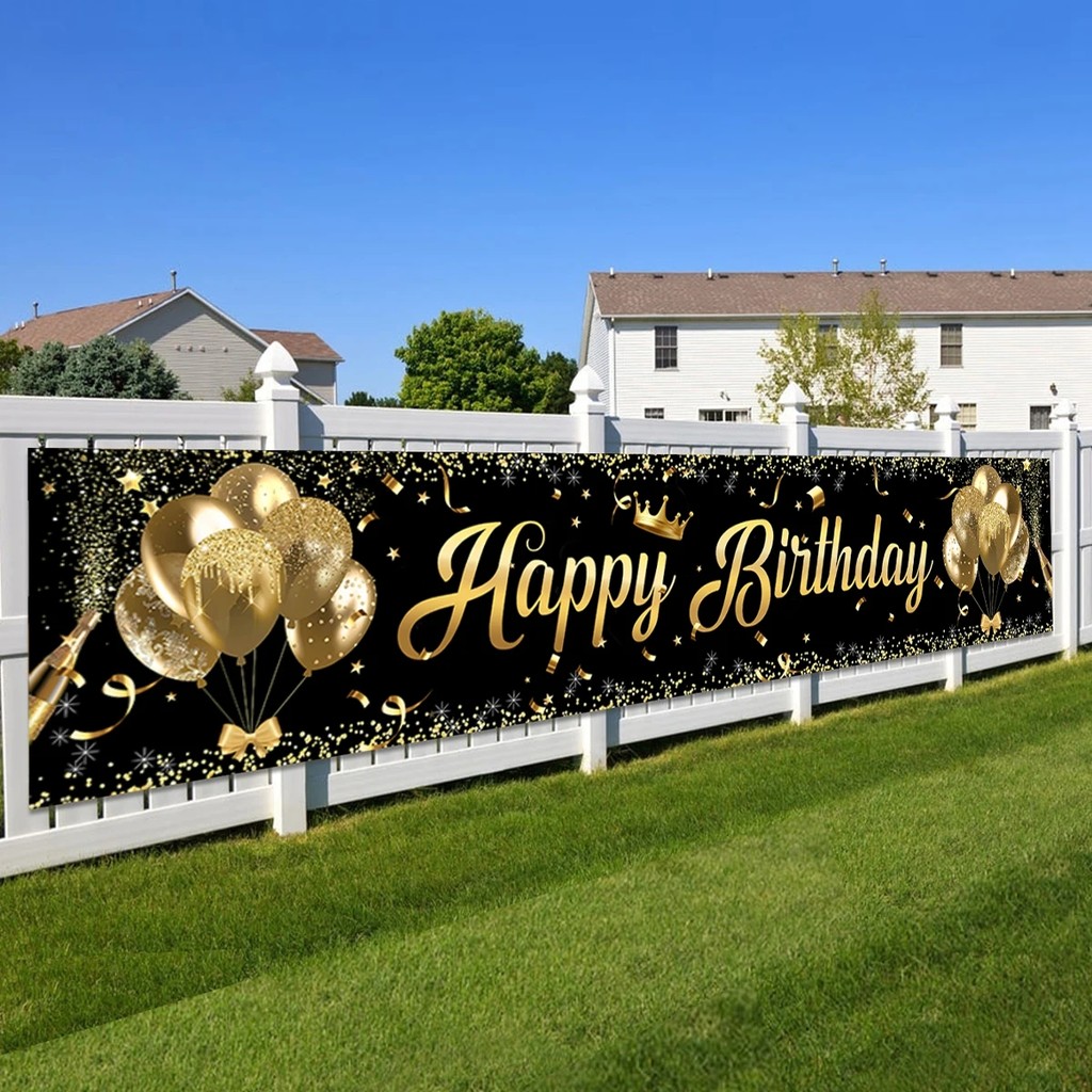 Happy Birthday Banner Birthday Party Decoration Kids Boys Girl Baby Shower Decoration Bunting Garlan