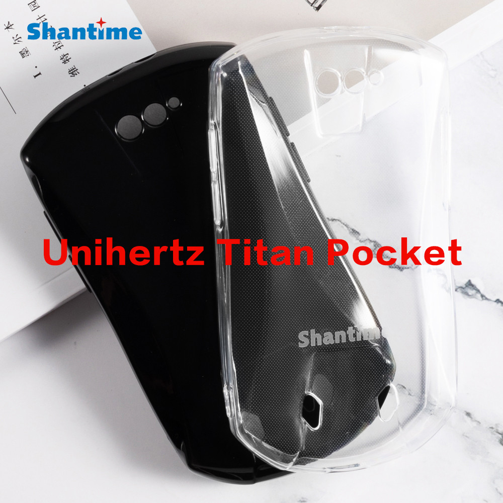 For Unihertz Titan Pocket Gel Pudding Silicone Phone Protective Back Shell For Unihertz Titan Pocket