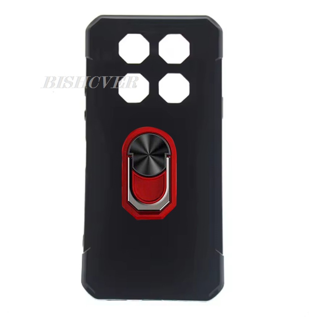 For Oukitel WP60 WP 60 2025 7.2" OukitelWP60 WP 60 Back Ring Holder Bracket Case Smartphone TPU Soft