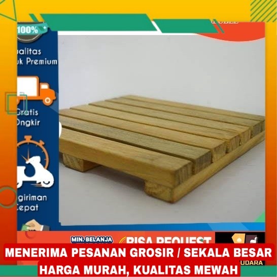 Tatakan gelas kayu coaster kayu mini