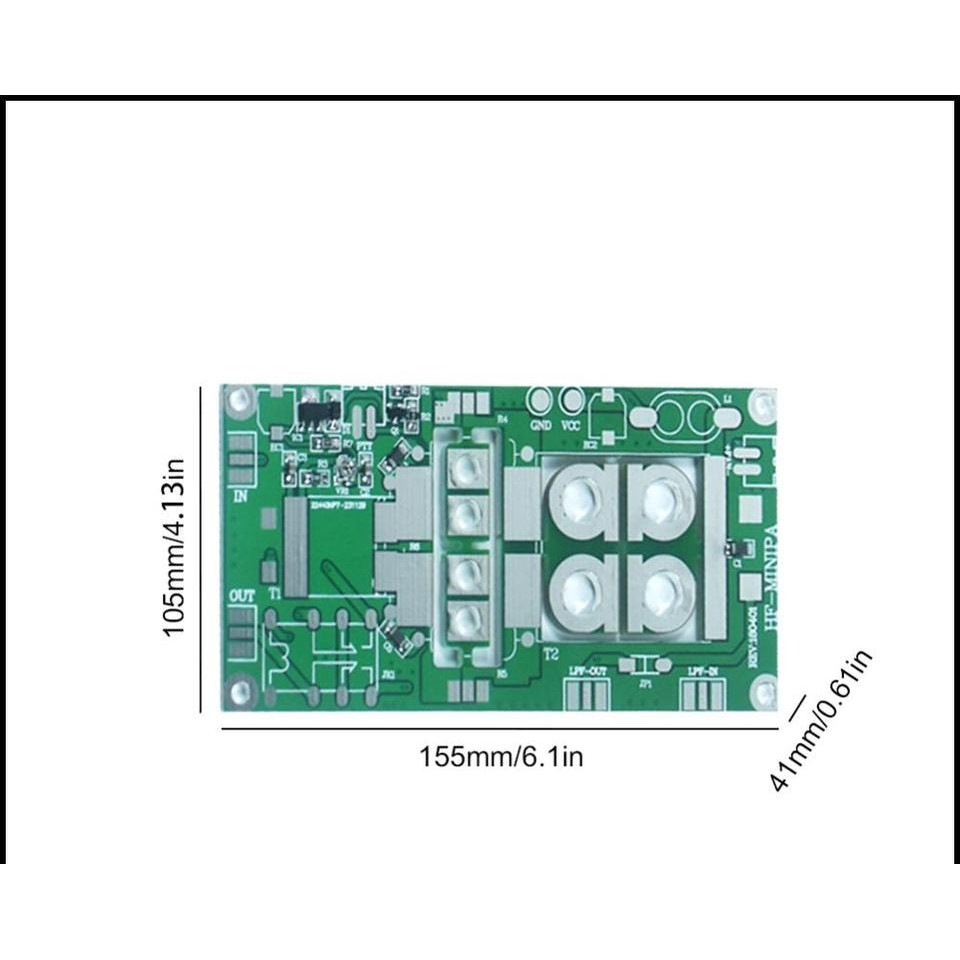 70W SSB Linear HF Power Amplifier Y Kit AM CW Frequency Modulation 138V Power Supply for FT817 KX3 H