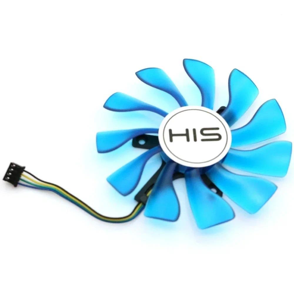 86mm DC12V 4wire 4pin For HIS RX460 550 560 560D iCooler OC ITX Graphics Video Card VGA Fan