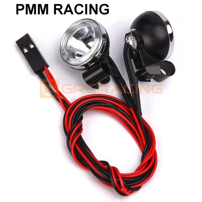 2pcs Led Spotlight Headlamp Dome Light 18/20mm  for 1/10 1/8 RC Crawler Car Traxxas TRX4 G500 TRX6 G