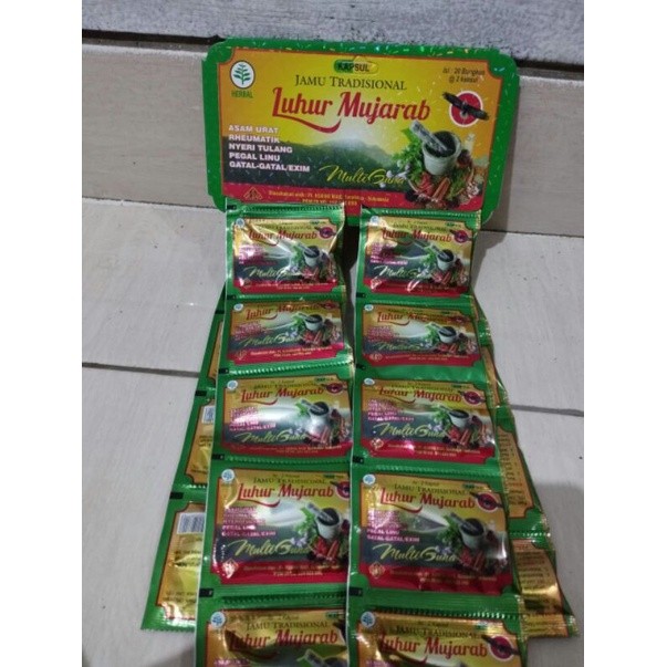 Kapsul Luhur Mujarab original kapsul.herbal Tradisional jamu asamurat Terlaris