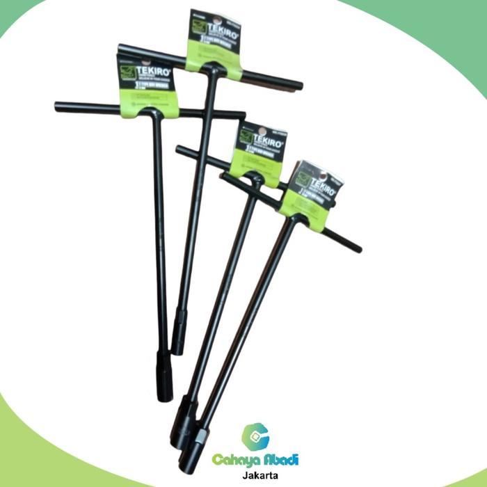 (TOOLCAVE) KUNCI SOCK T TEKIRO SET TYPE 8,10,12,14 - TEKIRO