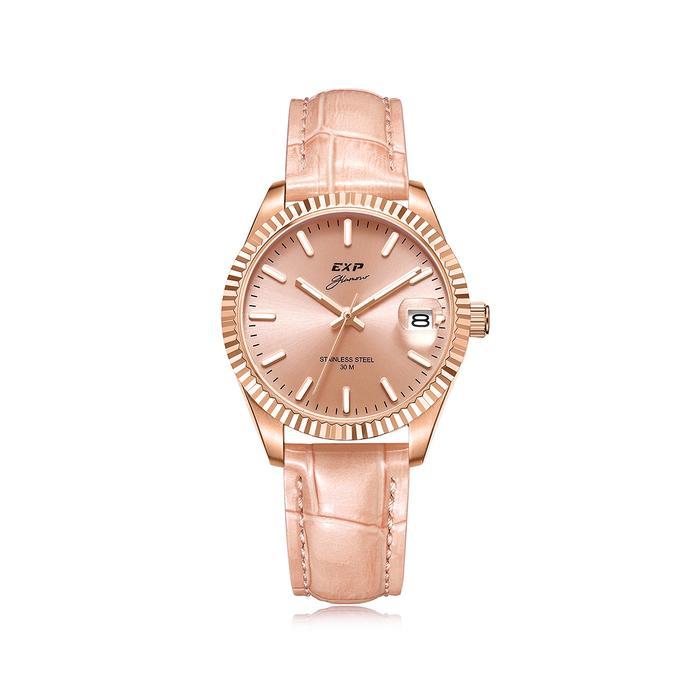 Jam Tangan Expedition Pair Women Quartz Band Rose Gold Rose Gold 32mm E6865LDLRGLN