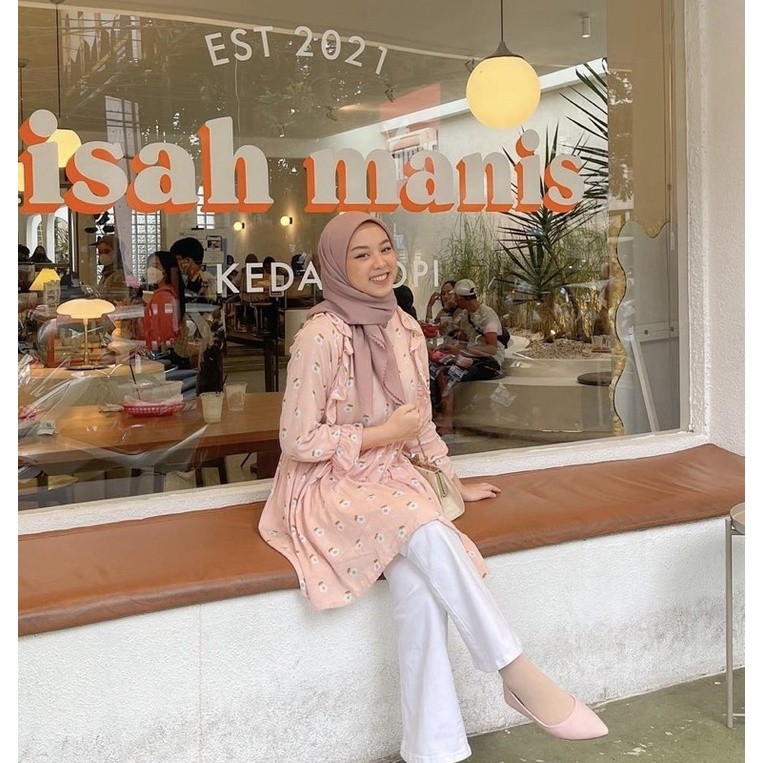 Sasha Tunic Katun Rayon Premium Resleting Depan Sale