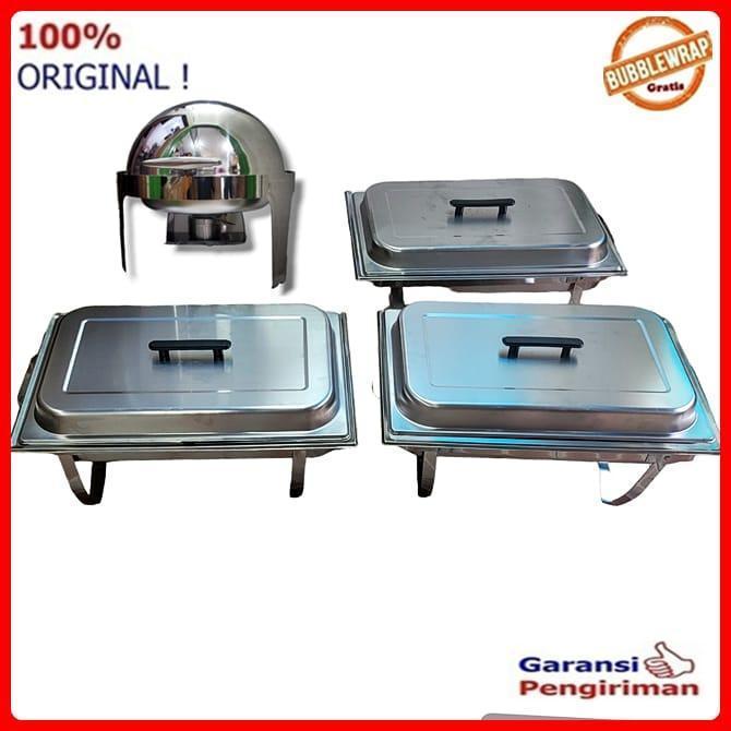 RAMADAN SALE - Prasmanan Set Party Set Andara Prasmanan Stainless Hajatan Set 1 Bulat Vicenza 6 Lite