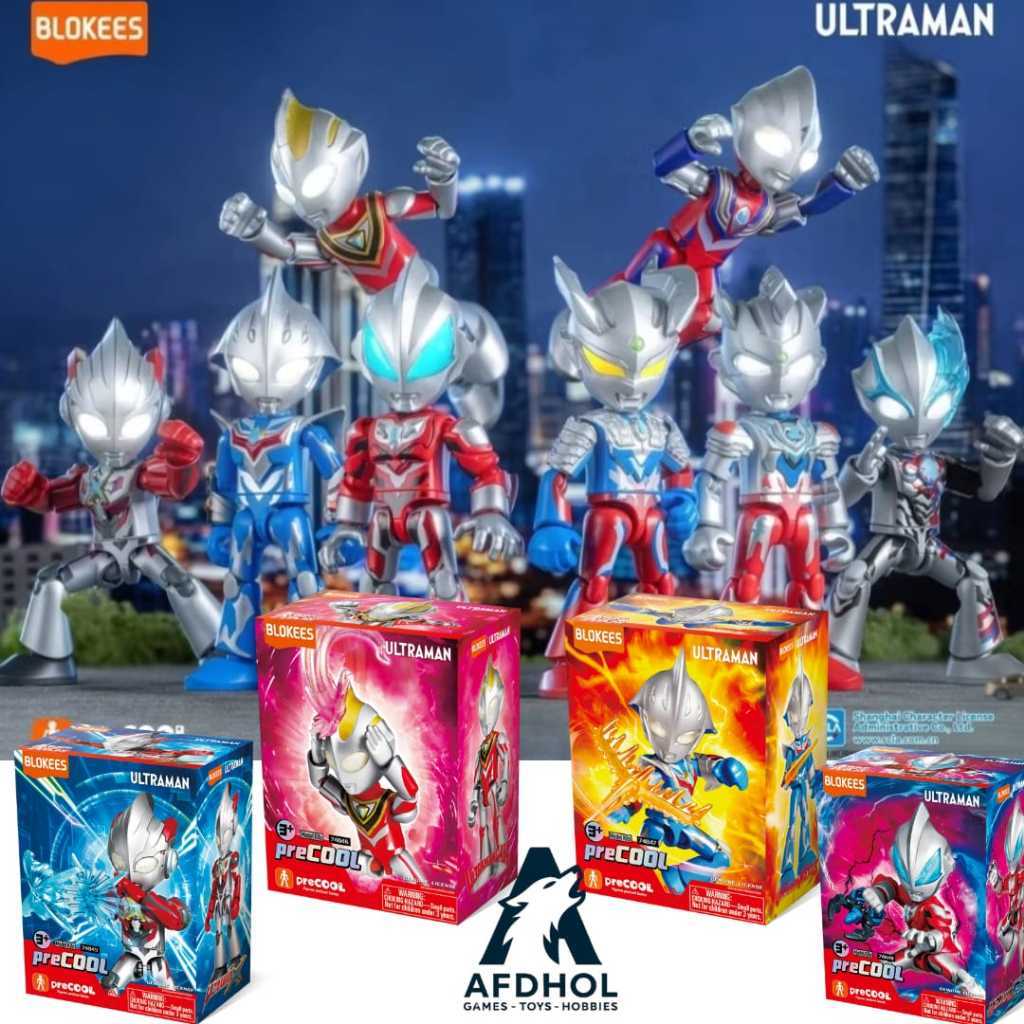 AUPSHOP BLOKEES ULTRAMAN PRECOOL FIGURES SERIES MODEL KITS ULTRAMAN GAIA X BLAZAR ZERO TIGA MULTI TY