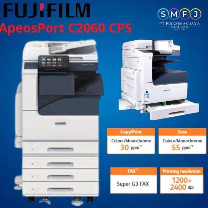 PROMO SPESIAL RAMAHDAN (Biru) Mesin Fotocopy A3 Fujifilm ApeosPort C2060 Color A3 GARANSI RESMI - DP