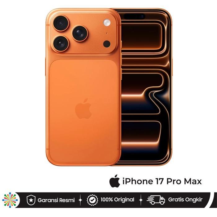 PROMO DISCON CUCI GUDANG Apple iPhone 17 Pro Max 256GB Garansi Resmi - Cosmic Orange
