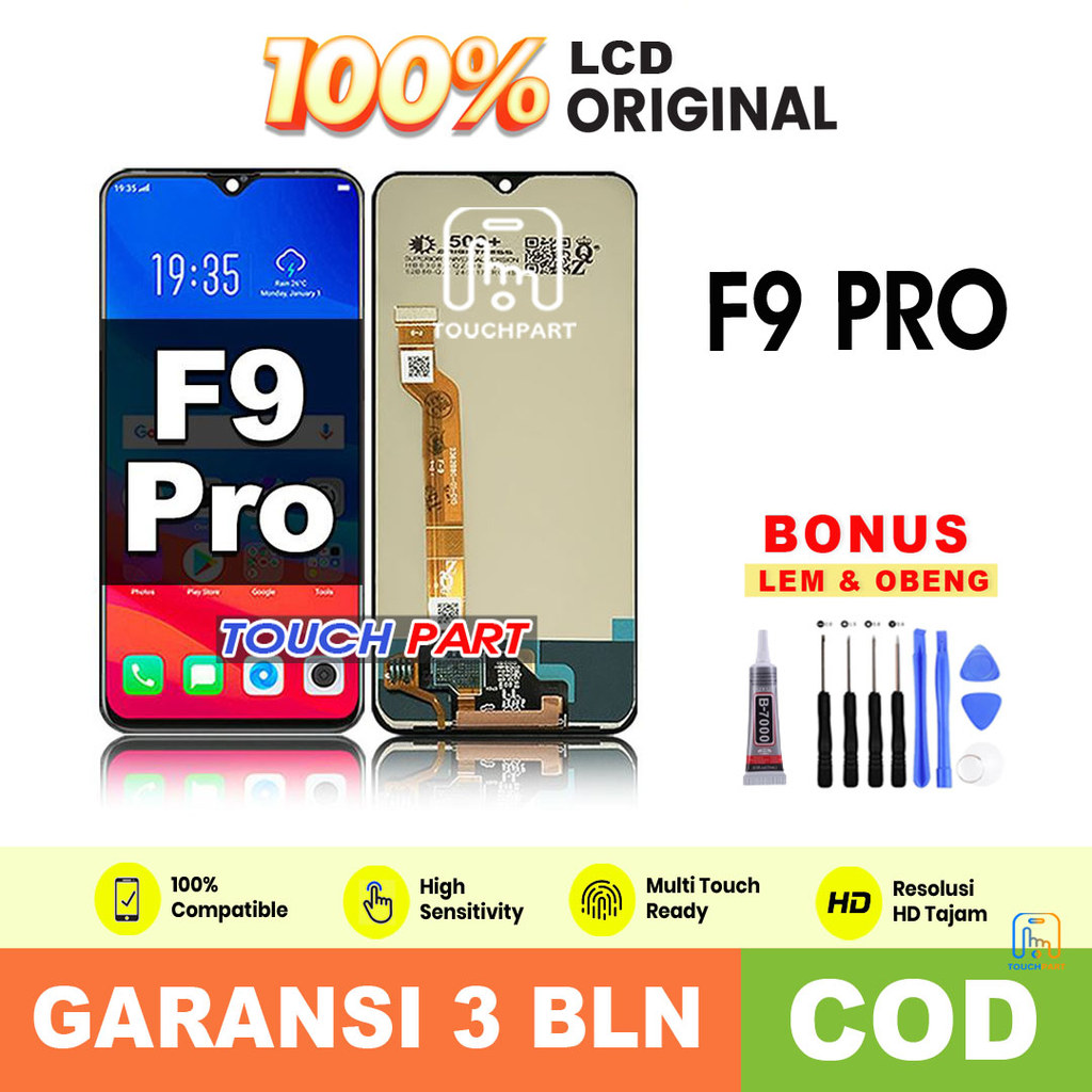 LCD OPPO F9 PRO Original Touchscreen ori cod