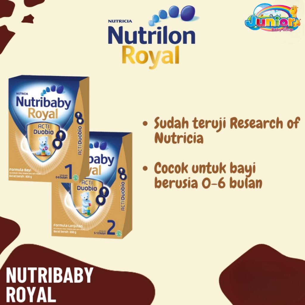 Nutribaby Royal Formula Bayi Bubuk - Susu Formula Bayi/Anak