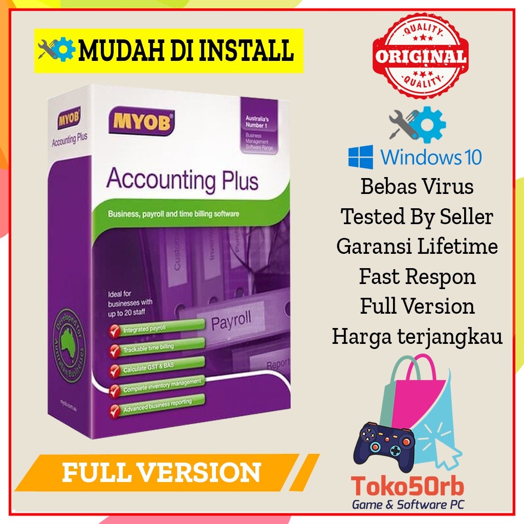 Software Akuntansi: MYOB Accounting Plus 18 [WIN]