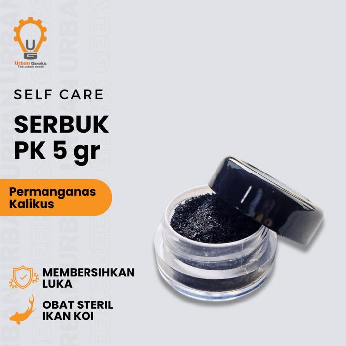 Urban Fish Serbuk PK Premium Kalium Permanganas Kalikus Obat Ikan Koi Koki Jamur Cacar