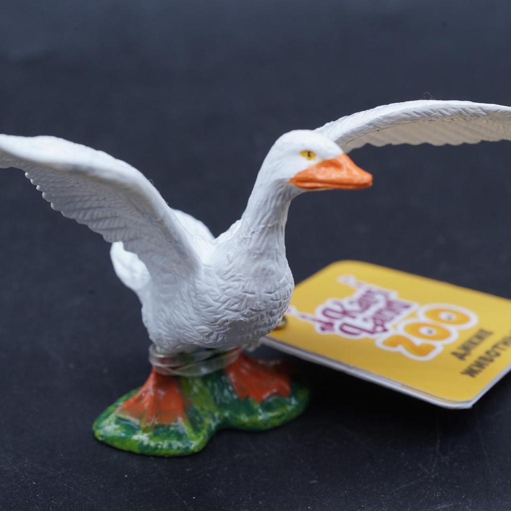 KORI Swan Soang Angsa Putih Mainan Figure Binatang Miniature Hewan Animal Figurine Pajangan Action F