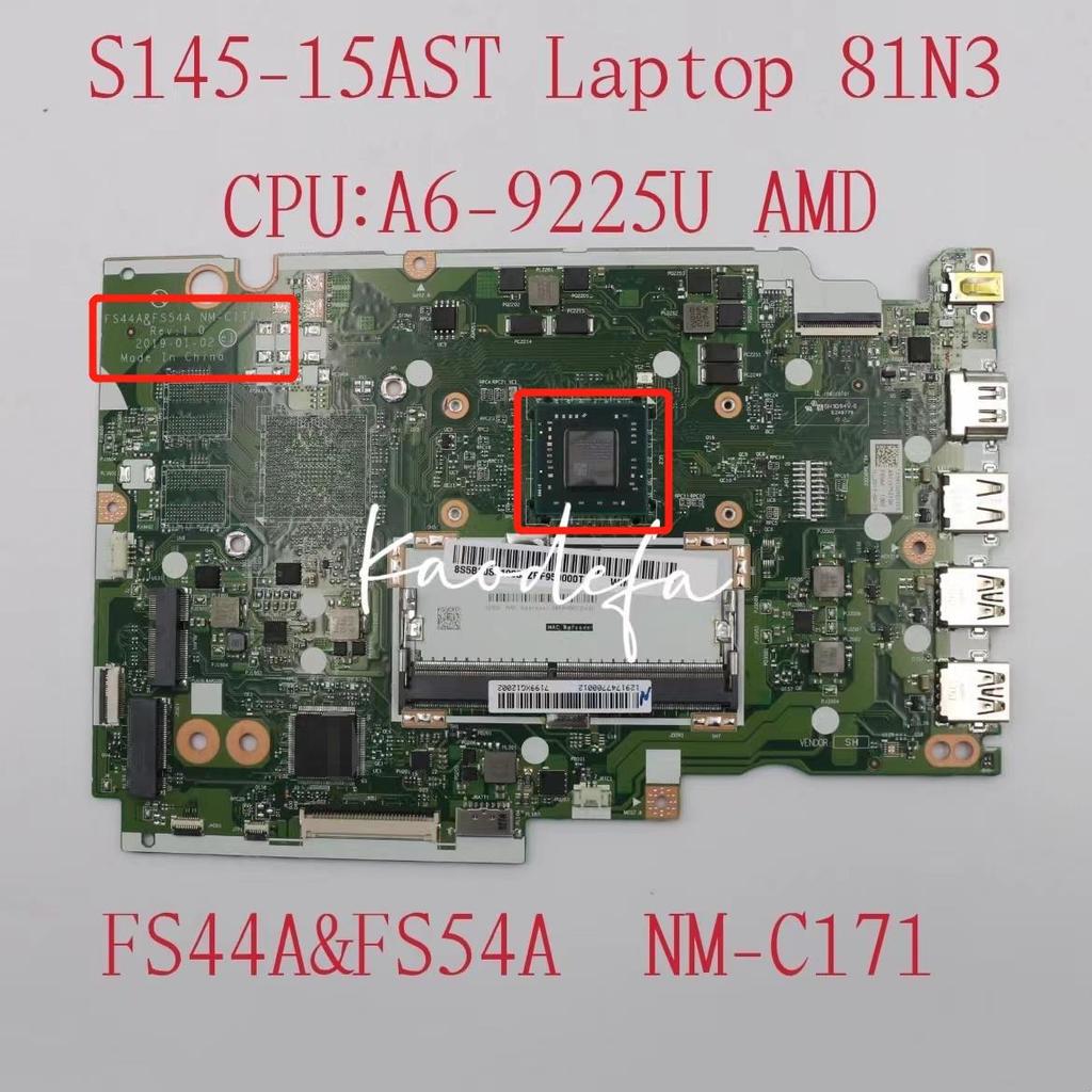for Lenovo Ideapad S145-15AST Laptop Motherboard WIN A4-9125U A6-9225 CPU_UMA NM-C171 FRU:5B20S41907