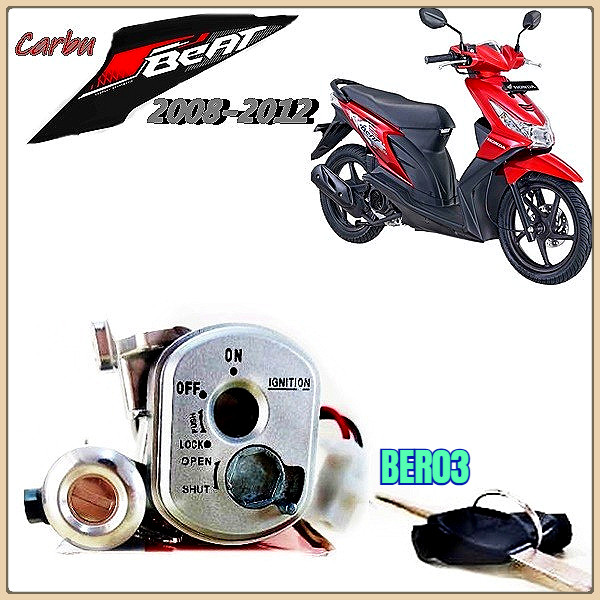 New Kunci Kontak asli Set + Kunci Jok Beat Lama Beat Karbu KVY