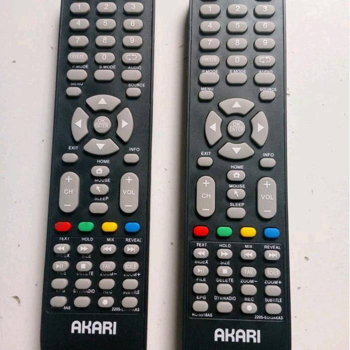 REMOT TV LED LCD AKARI SMART TV RC 9918AS /RC9920AS /RC2205 Remote