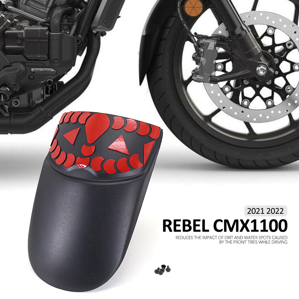 Ekstensi Pelindung Roda Depan Baru 2021 2022 Untuk Aksesoris Motor Honda REBEL CMX1100 Pelindung Cip