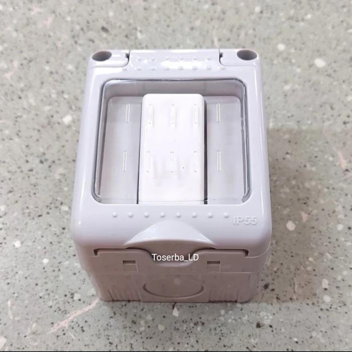 Saklar outdoor waterproof OB Timbul Tunggal