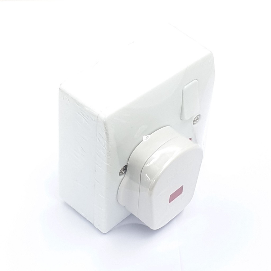 Bright G BG-9663 SET Stop Kontak AC Outbow Plus Steker AC Kaki 3 / Colokan Listrik AC SET