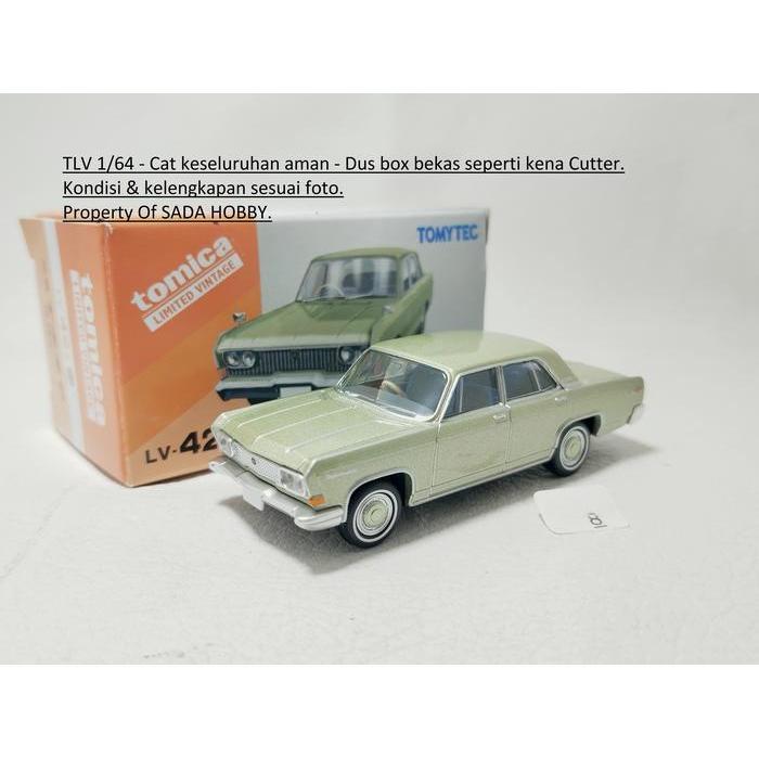 Tomytec TLV  Limited Vintage LV-42d Mitsubishi Debonair Green 1964 Tomica Diecast Miniatur