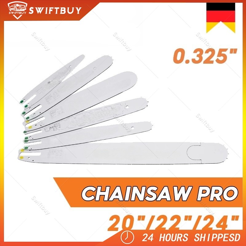 Guide Bar Chainsaw 20/22/24 inch Laser Untuk Mesin Gergaji Kayu