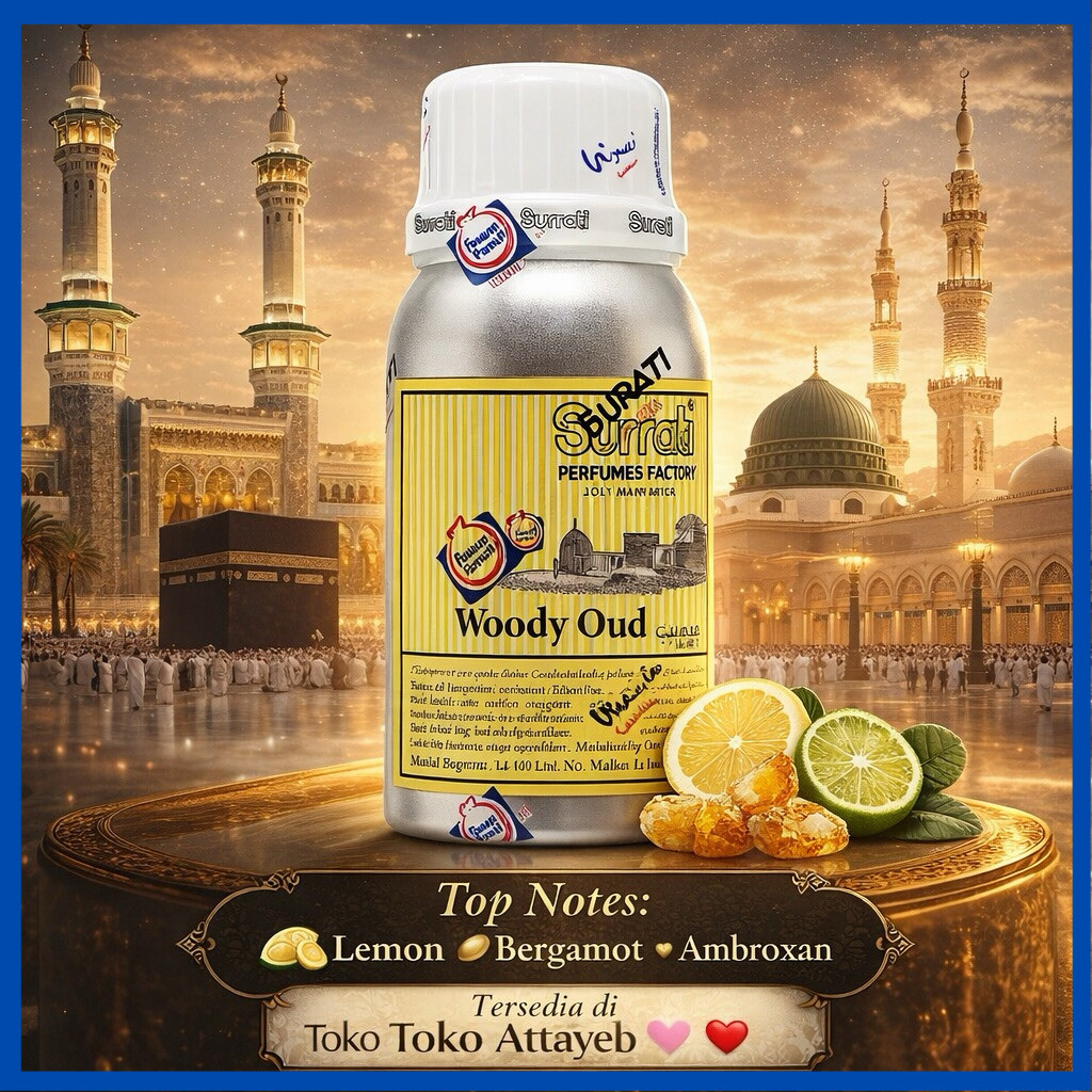 Woody Oud Bibit Parfum Woody Oud Surrati 100ml Original BerSegel (ori)