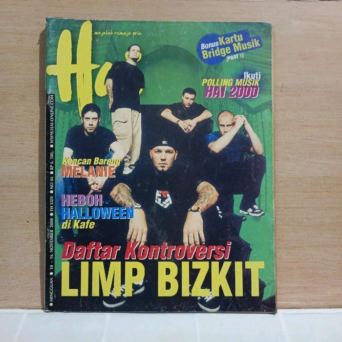 majalah Hai 10 November 2000 Daftar Kontroversi Limp Bizkit