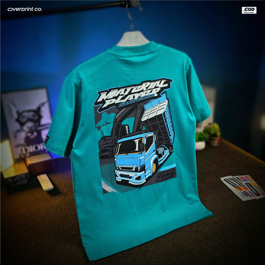 KAOS TRUK MATERIAL PLAYER CANTER DUMP EDITION | COD