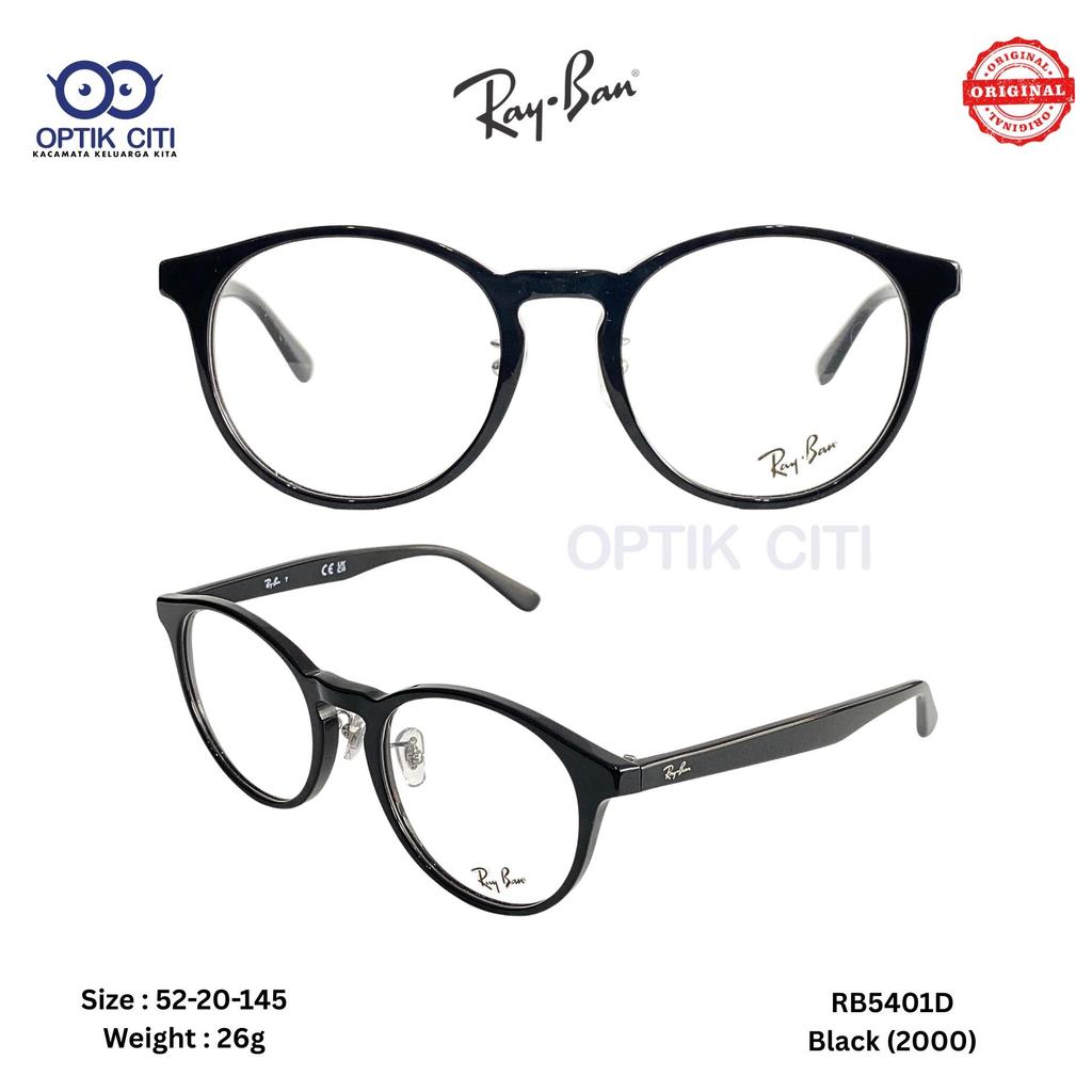 Frame Kacamata Pria Wanita Rayban RB 5401 D - 2000 Original